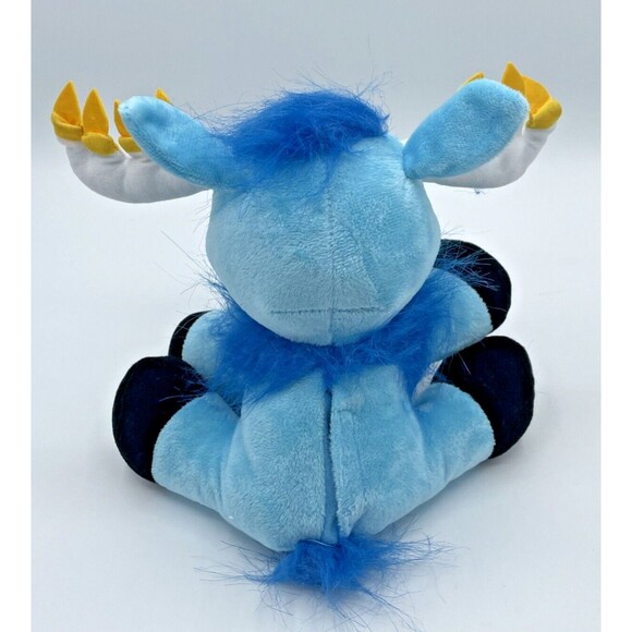 Mensch Pets Hanukkah Mitzvah Blue Moose Plush Light Up Antlers Toy Working - Picture 7 of 11
